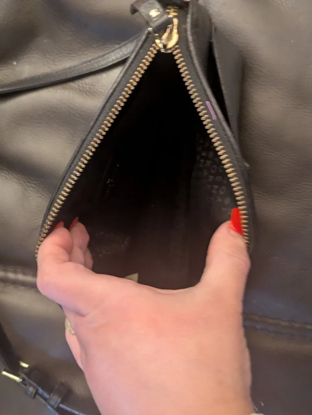 kate spade Black Leather Crossbody purse